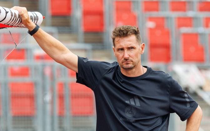 August 1, 2026 Soccer Season 2026–2027 Exhibition Match Friendly Match Preseason Match 1. FC Nürnberg Nuremberg FCN Club Real Oviedo Sports Photo Zink DaMa xdaxmax Miroslav Miro Klose Coach 1. FC Nürnberg FCN lookinga pensive, critical look