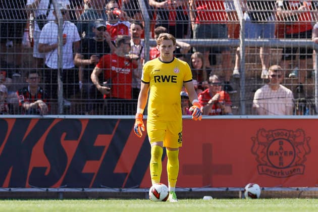 Soccer Friendly Match: Bayer 04 Leverkusen vs. Rot Weiss Essen on August 1, 2026, at Ulrich Haberland Stadium in Ulrich Haberland Stadium; Felix Wienand, Rot Weiss Essen
