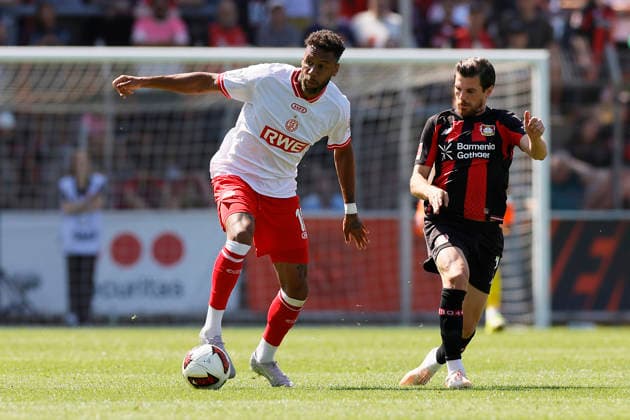 Soccer Friendly Match: Bayer 04 Leverkusen vs. Rot Weiss Essen on August 1, 2026, at Ulrich Haberland Stadium; Ruben Reisig, Rot Weiss Essen