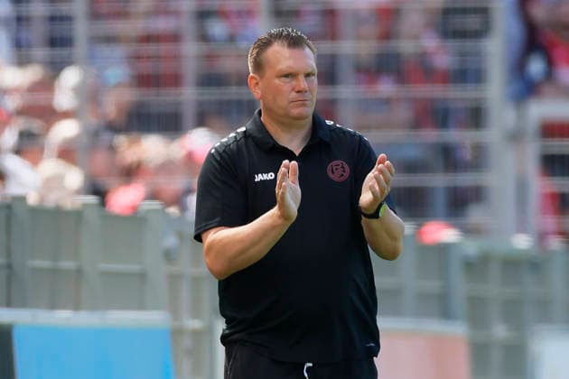 Soccer Friendly Match: Bayer 04 Leverkusen vs. Rot-Weiss Essen on August 1, 2026, at Ulrich Haberland Stadium; Uwe Koschinat, Head Coach of Rot-Weiss Essen