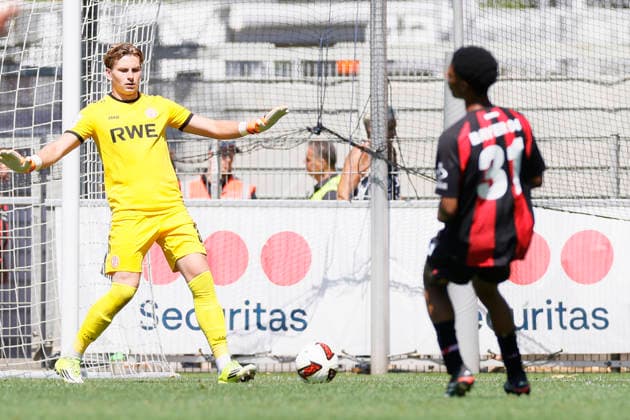 Soccer Friendly Match: Bayer 04 Leverkusen vs. Rot-Weiss Essen on August 1, 2026, at Ulrich Haberland Stadium in Ulrich Haberland Stadium; Felix Wienand, Rot-Weiss Essen
