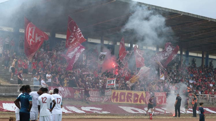 August 1, 2026, xrekx, Soccer Friendly Match, FC Metz vs. FC Kaiserslautern, FCK Fans, Atmosphere, Scarves, Ultras, Spectators, Visitors, Choreography, choreography, atmosphere, scarves, spectators, visitors DFL DFB REGULATIONS PROHIBIT ANY USE OF PHOTOGRAPHS as IMAGE SEQUENCES and or QUASI-VIDEO Metz