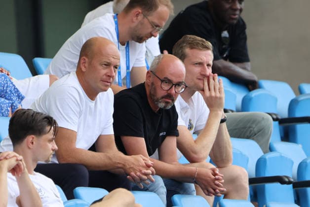 August 1, 2026, Soccer, Men s, Friendly Match, 2026–2027 Season, 1 FC Saarbrücken vs. US Thionville Lusitanos, Board Spokesperson Tobias Abel (1 FC Saarbrücken), Sports Director Markus Thiele (1 FC Saarbrücken), Head of the Professional Players Department Bastian Noth (1 FC Saarbrücken), Saarbrücken, Ludwigsparkstadion, Saarland, Germany, DEU Copyright: xSebastianxBachx