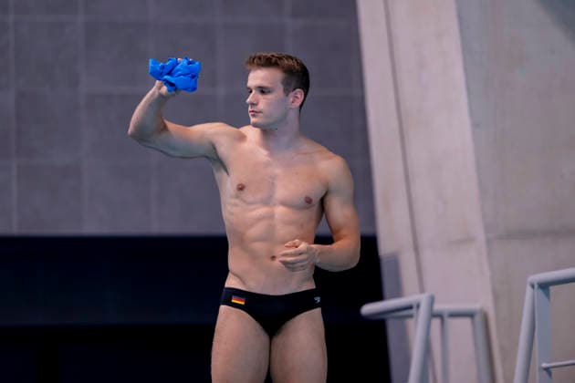 France, Paris, Centre Aquatique Olympique Metropole du Grand Paris, August 1, 2026, European Aquatics Championships – Diving, Day 2, Men’s 1m Springboard Preliminary, Moritz Linus Wesemann of Germany Photo by Eibner Pressefoto Tino Henschel European Aquatics Championships – Diving, Day 2, Men’s 1m Springboard Preliminary, Paris Copyright: xEibnerxPressefotox