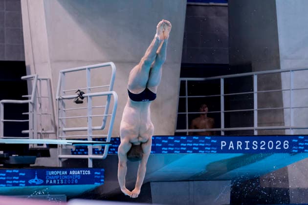 France, Paris, Centre Aquatique Olympique Metropole du Grand Paris, August 1, 2026, European Aquatics Championships – Diving, Day 2, Men’s 1m Springboard Preliminary, Moritz Linus Wesemann of Germany Photo by Eibner Pressefoto Tino Henschel European Aquatics Championships Diving, Day 2, Men’s 1m Springboard Preliminary, Paris Copyright: xEibnerxPressefotox