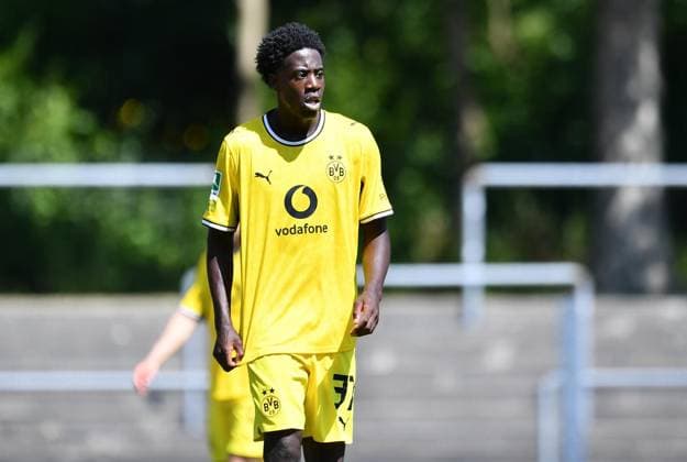 VfL Bochum U21 vs. Borussia Dortmund U23 ** FOR EDITORIAL PURPOSES ONLY ** EDITORIAL USE ONLY ** p Soccer Regionalliga West 1 Matchday VfL Bochum U21 vs. Borussia Dortmund U23 on August 1, 2026, at the Mondpalast Arena in Herne Nanitonda Mayivanga Quiala Borussia Dortmund U23 Germany North Rhine-Westphalia Herne Copyright ThorstenxTillmann Copyright: ThorstenxTillmann doc86yy6gfxsog1knmnlegg ,EDITORIAL USE ONLY Copyright: ThorstenxTillmann