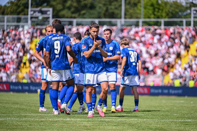 August 1, 2026, Soccer, 2026–2027 Season, Friendly Match, KSV Hessen Kassel vs. FC Schalke 04, Adil Aouchiche, FC Schalke 04 xRHR PHOTO YYx Copyright: KROEGER RHR-FOTOx RHR-FOTO YY