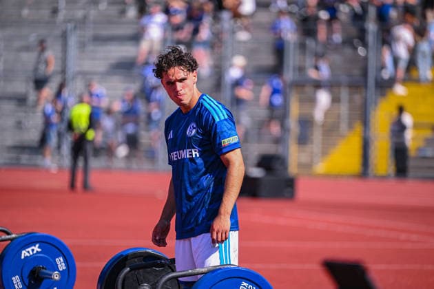 August 1, 2026, Soccer, 2026–2027 Season, Friendly Match, KSV Hessen Kassel vs. FC Schalke 04, Soufiane El Faouzi, FC Schalke 04 xRHR PHOTO YYx Copyright: KROEGER RHR-FOTOx RHR-FOTO YY