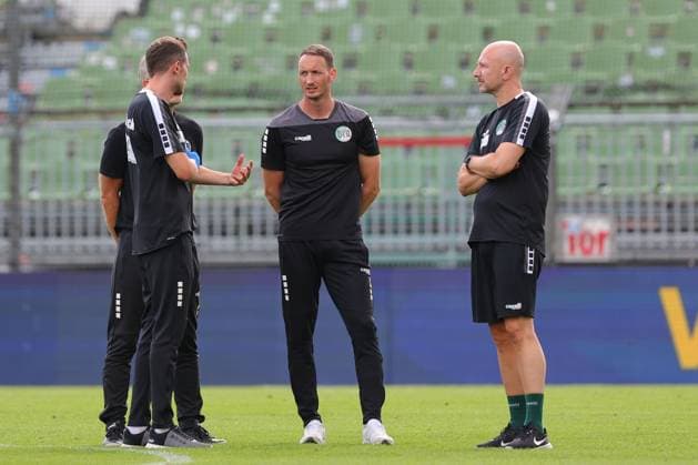 August 26, 2026, GER, Regionalliga Nord, Soccer, Matchday 1, 2026–2027 Season, Dietmar Scholze Stadium at the Lohmühle, VfB Lübeck vs. SC Weiche Flensburg, Final Score 1–1, Midfield Coach Kevin Rodewald, VfB Lübeck, Photo by nordphoto GmbH, Tauchnitz, Lübeck, Dietmar Scholze Stadium at the Lohmühle, SH, Germany Copyright: xnordphotoxGmbHx xTauchnitzx