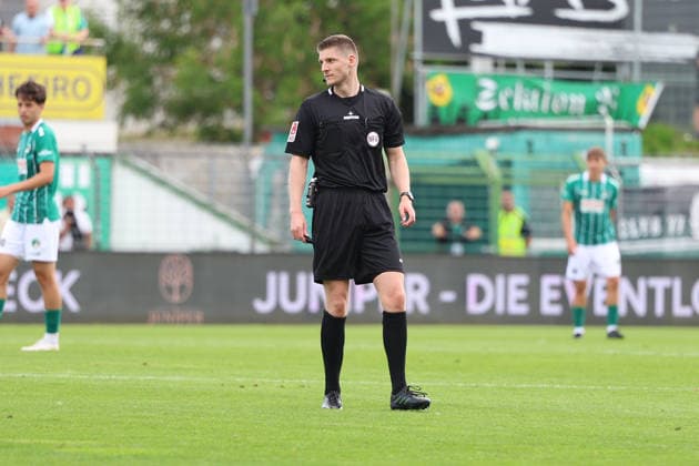 Soccer I Men s Team I 2026–2027 Season I Regionalliga Nord I Matchday 1 I VfB Lübeck vs. SC Weiche Flensburg I August 1, 2026 Referee: Kevin Behrens Lübeck Stadion an der Lohmühle Schleswig-Holstein, Germany Copyright: xLobeca VivianxPfaffx
