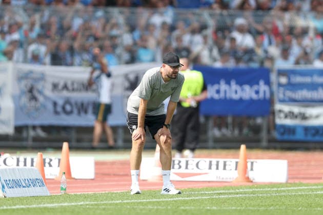 August 1, 2026, Men s, Soccer, 2026–2027 season, Bavarian Regional League, Matchday 2: 1 FC Schweinfurt 1905 vs. TSV 1860 Munich; Jan Gernlein, Head Coach, 1 FC Schweinfurt 1905, Sachs Stadium, Schweinfurt, Bavaria, Germany