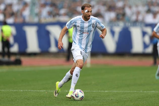 August 1, 2026, Men s, Soccer, 2026–2027 season, Bavarian Regional League, Matchday 2: 1 FC Schweinfurt 1905 vs. TSV 1860 Munich, Michael Eberwein 13, TSV 1860 Munich vs. Schweinfurt, Sachs Stadium, Bavaria, Germany