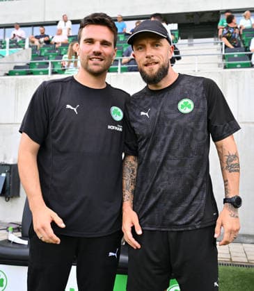 August 1, 2025 Soccer Season 2025–2026 Bavarian Regional League Matchday 02 SpVgg Greuther Fürth II U23 vs. Kleeblatt SpVgg Bayreuth xwoxzix Julian Kolbeck, Coach of SpVgg Greuther Fürth II Daniel Adlung Assistant Coach, SpVgg Greuther Fürth II