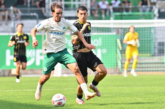 August 1, 2025 Soccer Season 2025–2026 Bavarian Regional League Matchday 02 SpVgg Greuther Fürth Fürth II U23 Kleeblatt vs. SpVgg Bayreuth xwoxzix Olgherto Balliu 40, SpVgg Greuther Fürth II Denis Latifovic 6, SpVgg Bayreuth
