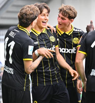 August 1, 2025 Soccer Season 2025–2026 Bavarian Regional League Matchday 02 SpVgg Greuther Fürth Fürth II U23 Kleeblatt SpVgg Bayreuth xwoxzix Goal celebration Cheering Joy after a goal Goal Shot on goal to 0–1 by Patrick Scheder 8 , SpVgg Bayreuth