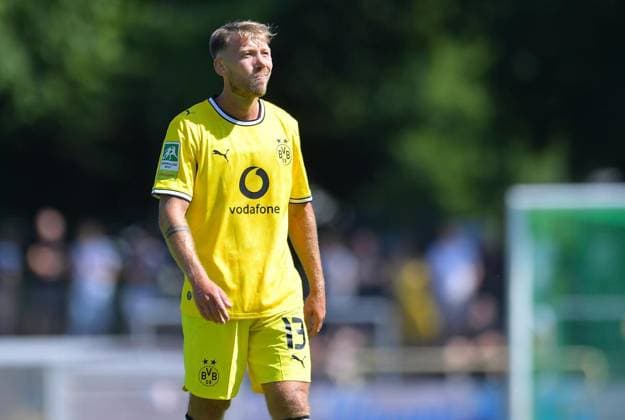 VfL Bochum U21 vs. Borussia Dortmund U23 ** FOR EDITORIAL PURPOSES ONLY ** EDITORIAL USE ONLY ** p Soccer Regionalliga West 1 Matchday VfL Bochum U21 vs. Borussia Dortmund U23 on August 1, 2026, at the Mondpalast Arena in Herne Connor Krempicki Borussia Dortmund U23 Germany North Rhine-Westphalia Herne Copyright ThorstenxTillmann Copyright: ThorstenxTillmann doc86yz5mcx32813fzlnbsa ,EDITORIAL USE ONLY Copyright: ThorstenxTillmann