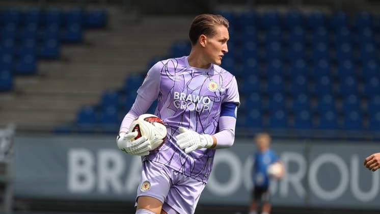 Eintracht vs. RAAL La Louvière, Friendly Match in Braunschweig, August 1, 2026, Soccer, Men s, 2026–2027 season, Friendly match, Eintracht Braunschweig vs. RAAL La Louvière, Goalkeeper Ron Thorben Hoffmann, Eintracht Braunschweig, Germany