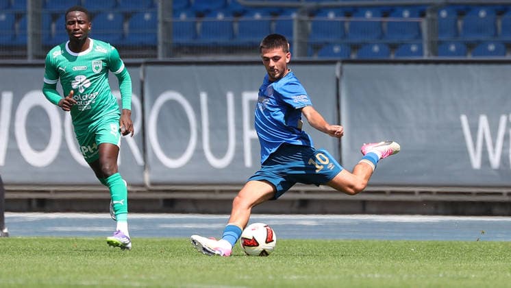 Eintracht vs. RAAL La Louvière, Friendly Match in Braunschweig, August 1, 2026, Soccer, Men s, 2026–2027 Season, Friendly Match, Eintracht Braunschweig vs. RAAL La Louvière, Samuele di Benedetto, Eintracht Braunschweig, Germany