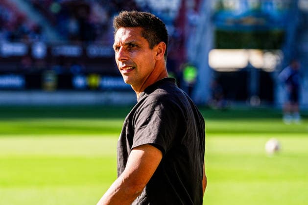 Germany Soccer 2. Bundesliga 2026–27, Preseason Match: FC St. Pauli vs. Deportivo de A Coruna, Millerntor Stadium, Hamburg, Marcel Rapp, FC St. Pauli Coach, Cutout Copyright: xStefanxTrochax
