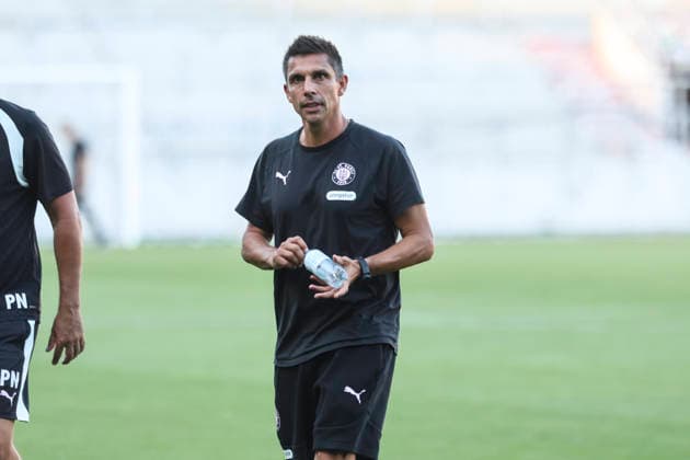 Soccer Friendly Match, FC St. Pauli vs. Deportivo La Coruna, Hamburg, August 1, 2026; Coach: Marcel Rapp, Pauli