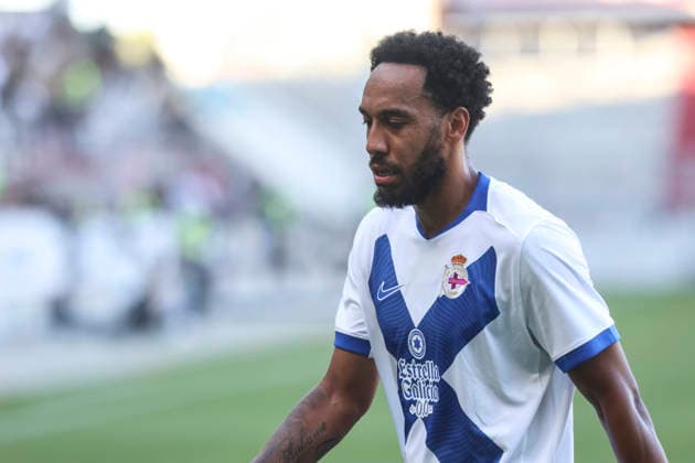 Soccer Friendly Match, FC St. Pauli vs. Deportivo La Coruna, Hamburg, August 1, 2026, Pierre-Emerick Aubameyang, La Coruna