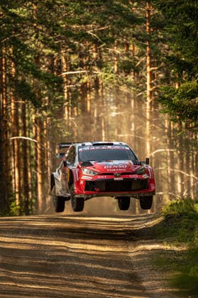 IPA87163993 - Sébastien Ogier (FRA) and Julien Ingrassia (FRA) in a Toyota GR Yaris Rally1 from Toyota Gazoo Racing WRT in action during the FIA WRC, Motorsport Rallye, WM SECTO RALLY FINLAND in Jyväskylä, Finland, July 30–August 2, 2026.  Copyright: xFedericoxManoni IPAxSportx xx 87163993