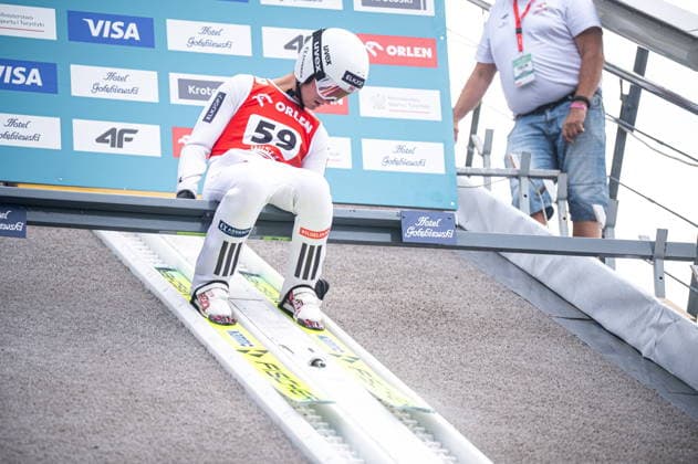 Wisla 01.08.2026 Ski jumping, Skispringen, Ski, nordisch FIS Summer Grand Prix 2026 on Adam Malysz Wisla Malinka Hill. Day 1. Training. --- Skoki Narciarskie. FIS Letnie Grand Prix 2026 na Skoczni im. Adama Malysza w Wisle Malince. Dzien 1. Trening Persons shown : Kristoffer Eriksen Sundal Fot. Kai Taller Arena Akcji NEWSPIX.PL --- newspix.pl POLAND OUT! 