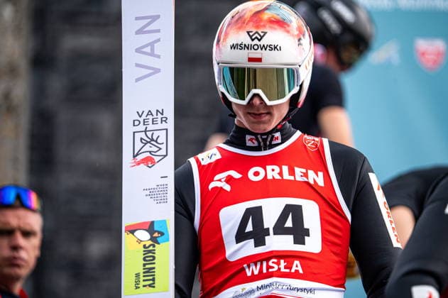 Wisla 01.08.2026 Ski jumping, Skispringen, Ski, nordisch FIS Summer Grand Prix 2026 on Adam Malysz Wisla Malinka Hill. Day 1. Training. --- Skoki Narciarskie. FIS Letnie Grand Prix 2026 na Skoczni im. Adama Malysza w Wisle Malince. Dzien 1. Trening Persons shown : Pawel Wasek Fot. Kai Taller Arena Akcji NEWSPIX.PL --- newspix.pl POLAND OUT! 