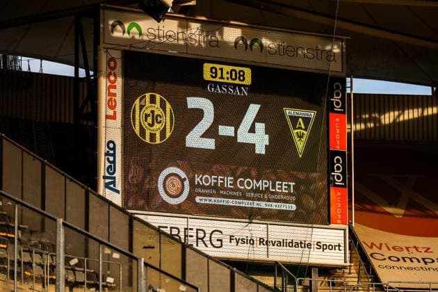 Final score at Parkstad Limburg Stadium: Roda Kerkrade vs. Alemannia Aachen, Soccer, International Friendly, 2026–2027 Season, August 1, 2026: Roda Kerkrade vs. Alemannia Aachen, Soccer, International Friendly, 2026–2027 Season, August 1, 2026, Kerkrade Copyright: xEibner-Pressefoto J.xDerondeaux EP_JDU