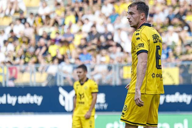 KERKRADE , 01-08-2026 ,Parkstad Limburg Stadium , 2026 2027 , Dutch Keuken Kampioen Divisie football , Pre-season friendly match between Roda JC and Alemannia Aachen , pictures shows Roda JC player Mitchel Paulissen Roda JC - Alemannia Aachen  x205380757x Copyright: