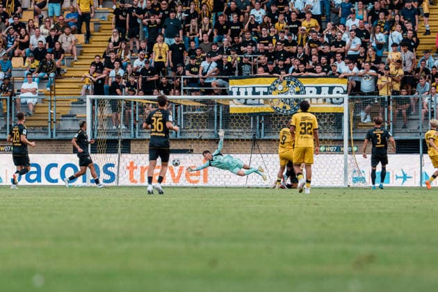 Netherlands vs. Germany Men s Soccer Friendly 2026 2027 Roda JC Kerkrade vs. Alemannia Aachen Parkstad Limburg Stadium, Goal against Stefan Bajic (Alemannia Aachen), 23 Goal scorer: Anthony van den Hurk (Roda JC Kerkrade), 9 Copyright: xThiemoxRudolphx