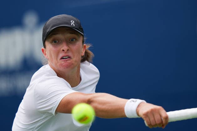 National Bank Open 2026 - Day 1 TORONTO, CANADA - AUGUST 1: Iga Swiatek of Poland attends a practice session during the WTA, Tennis Damen 1000 National Bank Open in Toronto, Ontario, Canada on August 1, 2026. Mert Alper Dervis Anadolu Ontario Canada. Editorial use only. Please get in touch for any other usage.  Copyright: x2026xAnadoluxMertxAlperxDervisx