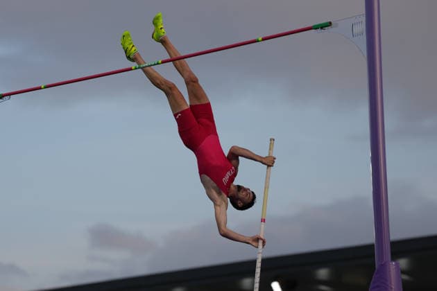 RECORD DATE NOT STATED 1st August 2026; Glasgow, Scotland; 2026 Commonwealth Games, Day Ten; Thomas Walley of Wales during the Mens Pole Vault final AlecxBrown