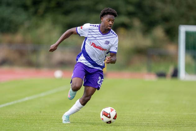 Friendly Match 26 vs. 27: VfL Osnabrück vs. SV Meppen on August 1, 2026, at Blau Weiss Schinkel in Osnabrück; Tony Lesueur, Osnabrück, in action MT