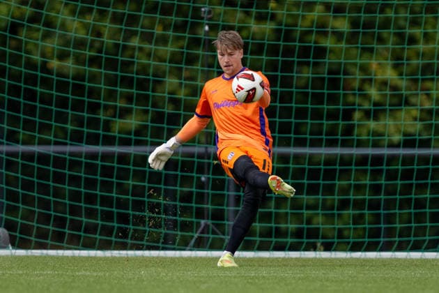 Friendly Match 26 vs. 27: VfL Osnabrück vs. SV Meppen on August 1, 2026, at Blau Weiss Schinkel in Osnabrück; Goalie Niklas Sauter (Osnabrück) in action MT