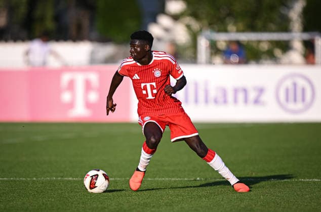 12Soccer 1 Bundesliga 2026–2027 Friendly Match FC Rottach Egern vs. FC Bayern Munich July 30, 2026 Bara Sapoko Ndiaye FC Bayern Munich