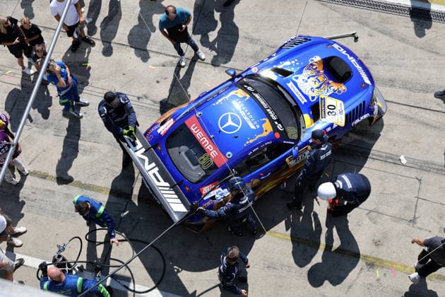 Overall Winner 80 Luca Stolz Brachbach GER Ralf Aron EST, Mercedes AMG GT3 Evo, Team Winward Racing GER GER, Motorsports, Nürburgring Endurance Series 2026, NLS, 6-Hour ADAC Ruhr Cup Race, Race 7, Nürburgring, Germany, Rhineland-Palatinate, August 1, 2026 GER, Motorsports, 2026 Nürburgring Endurance Series, NLS, 6-Hour ADAC Ruhr Cup Race, Race 7, Nürburgring, Germany, Rhineland-Palatinate, August 1, 2026, Nürburgring Copyright: xEibner-Pressefoto JuergenxAugstx EP_JAT