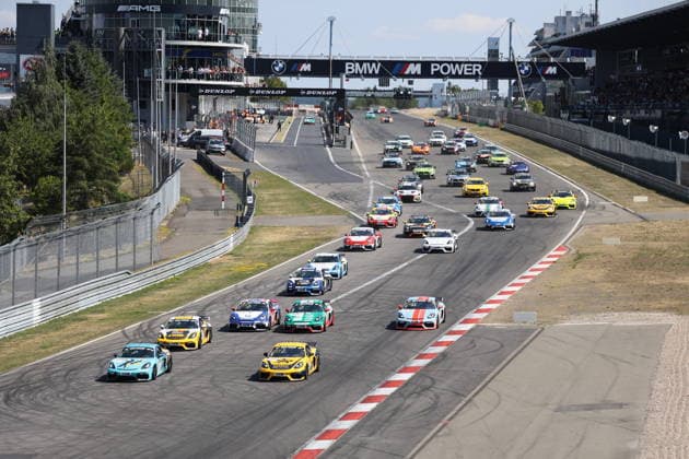 Start of the second starting group for NLS Race No. 7 at the Nürburgring, GER, Motorsports, 2026 Nürburgring Endurance Series, NLS, 6-Hour ADAC Ruhr Cup Race, Race 7, Nürburgring, Germany, Rhineland-Palatinate, August 1, 2026 GER, Motorsports, 2026 Nürburgring Endurance Series, NLS, 6-Hour ADAC Ruhr Cup Race, Race 7, Nürburgring, Germany, Rhineland-Palatinate, August 1, 2026, Nürburgring Copyright: xEibner-Pressefoto JuergenxAugstx EP_JAT