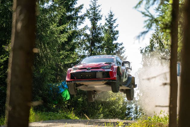IPA87186187 - Sami Pajari (FIN) and Marko Salminen (FIN) in a Toyota GR Yaris Rally1 from Toyota Gazoo Racing WRT2 in action during the FIA WRC, Motorsport Rallye, WM SECTO RALLY FINLAND in Jyväskylä, Finland, July 30–August 2, 2026. Copyright: xFedericoxManoni IPAxSportx xx 87186187