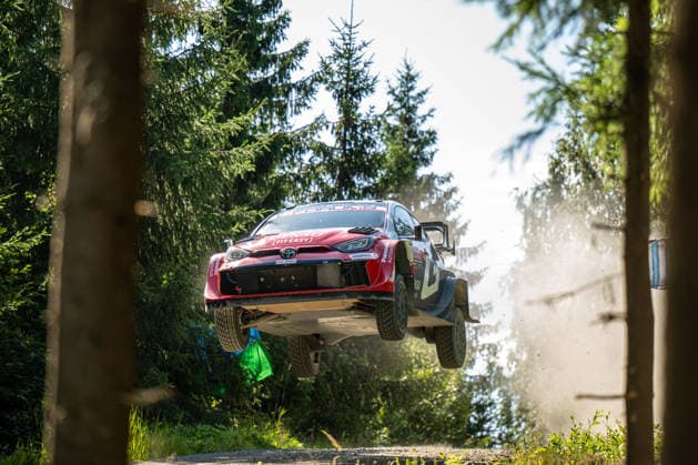 IPA87186176 - Sami Pajari (FIN) and Marko Salminen (FIN) in a Toyota GR Yaris Rally1 from Toyota Gazoo Racing WRT2 in action during the FIA WRC, Motorsport Rallye, WM SECTO RALLY FINLAND in Jyväskylä, Finland, July 30–August 2, 2026. Copyright: xFedericoxManoni IPAxSportx xx 87186176