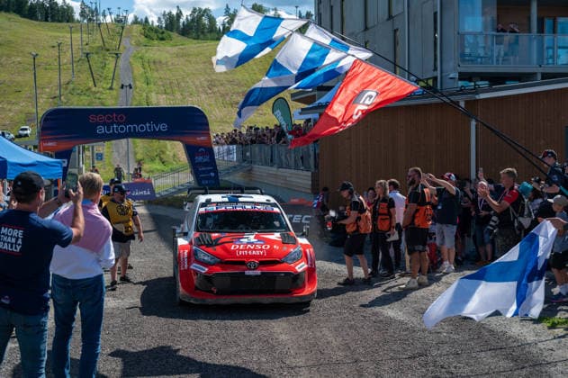 IPA87186179 - Sami Pajari (FIN) and Marko Salminen (FIN), driving a Toyota GR Yaris Rally1 for Toyota Gazoo Racing WRT2, won the FIA WRC, Motorsport Rallye, WM SECTO RALLY FINLAND in Jyväskylä, Finland, from July 30 to August 2, 2026. Copyright: xFedericoxManoni IPAxSportx xx 87186179