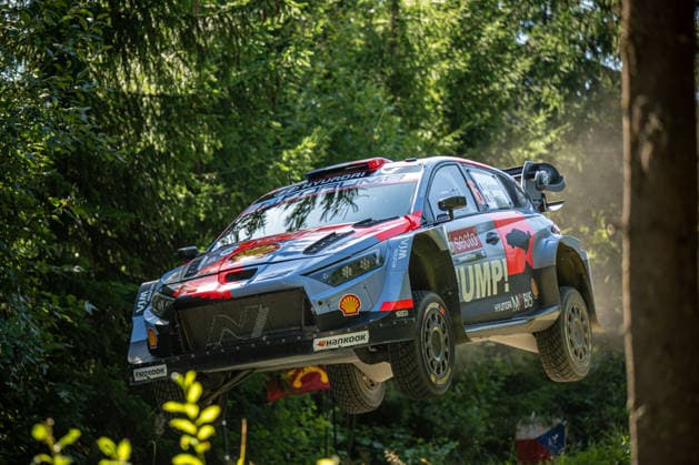 IPA87186188 - Adrien Fourmaux (FRA) and Alexandre Coria (FRA) in a Hyundai i20 N Rally1 from the Hyundai Shell Mobis World Rally Team in action during the FIA WRC, Motorsport Rallye, WM SECTO RALLY FINLAND in Jyväskylä, Finland, July 30–August 2, 2026. Copyright: xFedericoxManoni IPAxSportx xx 87186188