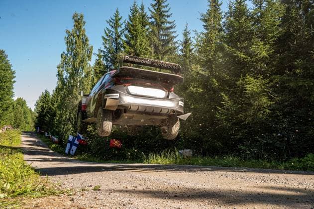 IPA87186193 - Sami Pajari (FIN) and Marko Salminen (FIN) in a Toyota GR Yaris Rally1 from Toyota Gazoo Racing WRT2 in action during the FIA WRC, Motorsport Rallye, WM SECTO RALLY FINLAND in Jyväskylä, Finland, July 30–August 2, 2026. Copyright: xFedericoxManoni IPAxSportx xx 87186193