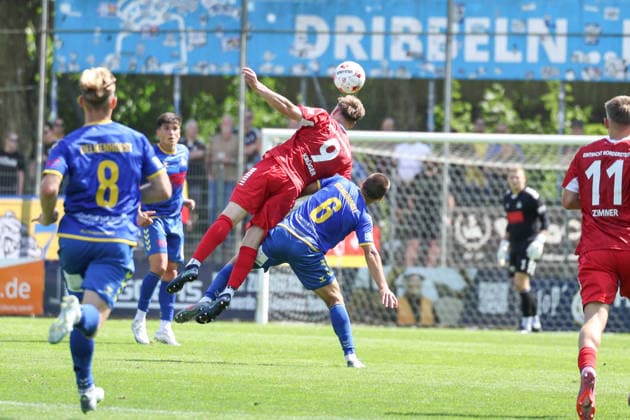 Soccer I Men s I 2026–2027 Season I Regionalliga Nord I Matchday 1 I Eintracht Norderstedt vs. SV Atlas Delmenhorst I August 2, 2026 Lukas Krüger 9, FC Eintracht Norderstedt Dinand Gijsen 8, SV Atlas Delmenhorst Copyright: xLobeca RalfxHomburgx