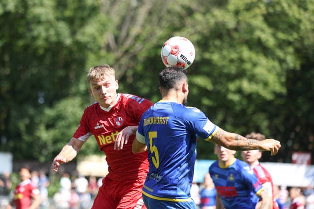 Soccer I Men s I 2026–2027 Season I Regionalliga Nord I Matchday 1 I Eintracht Norderstedt vs. SV Atlas Delmenhorst I August 2, 2026 Melvin Zimmer 11, FC Eintracht Norderstedt Ibrahim Temin 5, SV Atlas Delmenhorst Copyright: xLobeca RalfxHomburgx