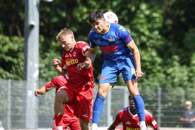 Soccer I Men s I 2026–2027 Season I Regionalliga Nord I Matchday 1 I Eintracht Norderstedt vs. SV Atlas Delmenhorst I August 2, 2026 Melvin Zimmer 11, FC Eintracht Norderstedt Alejo Romero 4, SV Atlas Delmenhorst Copyright: xLobeca RalfxHomburgx