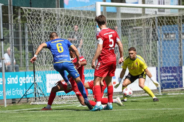 Soccer I Men s I 2026–2027 Season I Regionalliga Nord I Matchday 1 I Eintracht Norderstedt vs. SV Atlas Delmenhorst I August 2, 2026 Yehor Melenivskyi 6, SV Atlas Delmenhorst Moritz Frahm 5, FC Eintracht Norderstedt Lars Huxsohl 1, FC Eintracht Norderstedt Copyright: xLobeca RalfxHomburgx
