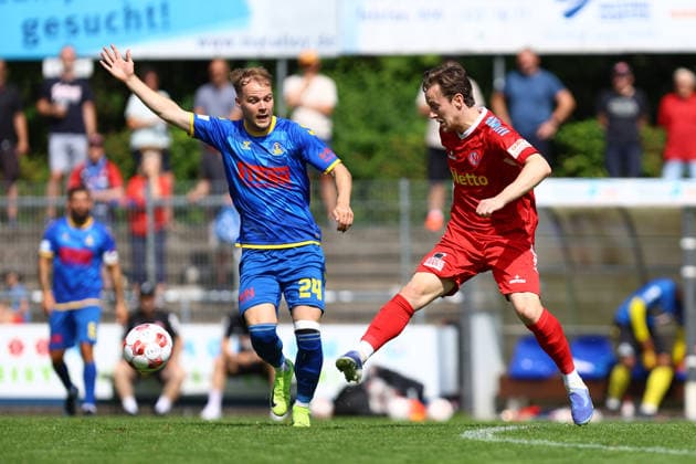 10 Jonas Behounek, FC Eintracht Norderstedt, 24 Mats Kaiser SV Atlas Delmenhorst Men s Soccer I Regionalliga Nord I 2026–2027 Season I Matchday 1 I FC Eintracht Norderstedt vs. SV Atlas Delmenhorst I August 2, 2026 I Edmund Plambeck Stadium