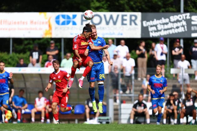 17 Lucas Camacho, FC Eintracht Norderstedt, 24 Mats Kaiser SV Atlas Delmenhorst Men s Soccer I Regionalliga Nord I 2026–2027 Season I Matchday 1 I FC Eintracht Norderstedt vs. SV Atlas Delmenhorst I August 2, 2026 I Edmund Plambeck Stadium