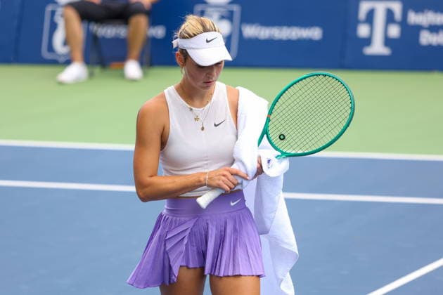 WARSZAWA 02.08.2026 TURNIEJ WTA, Tennis Damen 125 WARSAW T-MOBILE POLISH OPEN - KWALIFIKACJE --- TENNIS TOURNAMENT WTA 125 WARSAW T-MOBILE POLISH OPEN - QUALIFICATION ROUND DARIA GORSKA FOT. ANNA KLEPACZKO FOTOPYK NEWSPIX.PL --- newspix.pl POLAND OUT! 